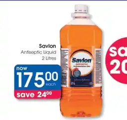 Clicks Savlon Antiseptic Liquid 2 Litres offer