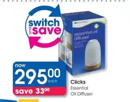 Clicks Clicks Essential Oil Diffuser offer