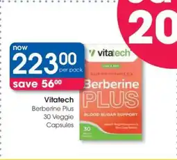 Clicks Vitatech Berberine Plus offer