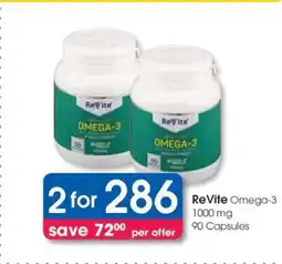 Clicks ReVite Omega-3 offer