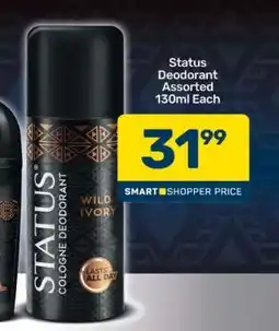 Pick n Pay Status Deodorant Assorted 130ml Each offer