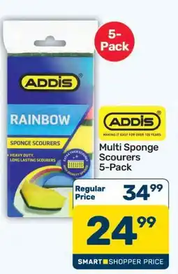 Pick n Pay Addis Multi Sponge Scourers 5-Pack offer