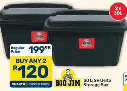 Pick n Pay 30 Litre Delta Storage Box offer