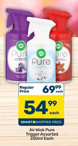 Pick n Pay Air Wick Pure Trigger Assorted 250ml Each offer