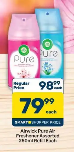 Pick n Pay Airwick Pure Air Freshener Assorted 250ml Refill Each offer