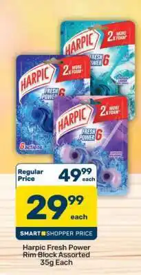 Pick n Pay Harpic Fresh Power Rim Block Assorted 35g Each offer