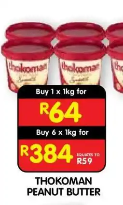 Shoprite THOKOMAN PEANUT BUTTER offer