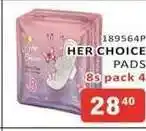 KitKat Cash and Carry HER CHOICE PADS offer