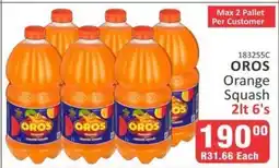 KitKat Cash and Carry OROS Orange Squash 2lt 6's offer