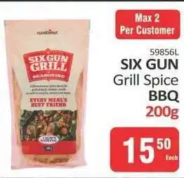 KitKat Cash and Carry SIX GUN Grill Spice BBQ 200g offer