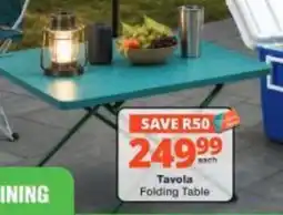 Checkers Hyper Tavola Folding Table offer