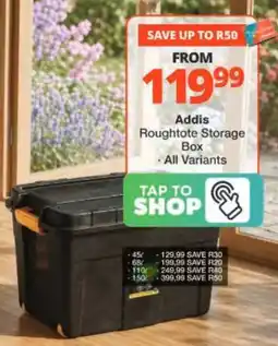 Checkers Hyper Addis Roughtote Storage Box offer
