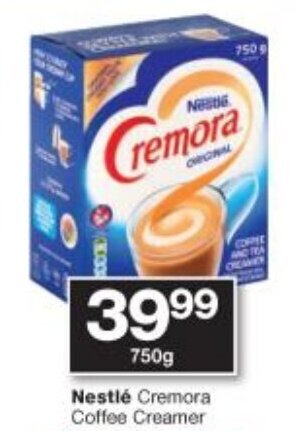 Nestlé Cremora Coffee Creamer 750g offer at Checkers