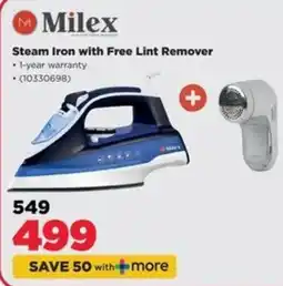 HiFi Corp Steam Iron with Free Lint Remover offer