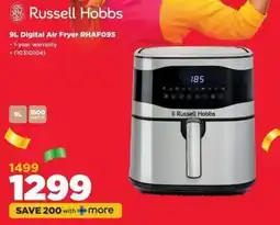 HiFi Corp Russell Hobbs 9L Digital Air Fryer RHAFO9S offer