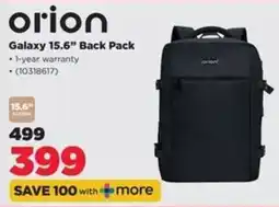 HiFi Corp Orion Galaxy 15.6" Back Pack offer