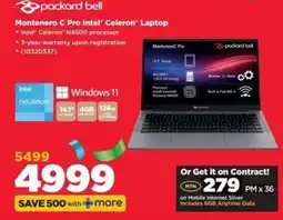 HiFi Corp Montenero C Pro Intel Celeron Laptop offer