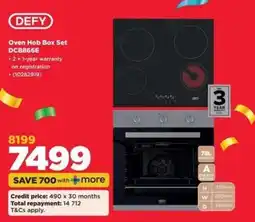 HiFi Corp Defy Oven Hob Box Set DCB866E offer
