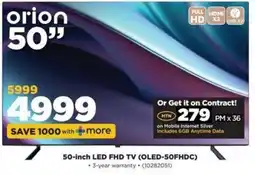 HiFi Corp Orion 50" offer