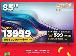 HiFi Corp 85-inch UHD Google TV offer
