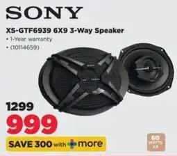 HiFi Corp SONY XS-GTF6939 6X9 3-Way Speaker offer
