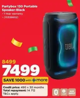 HiFi Corp Partybox 130 Portable Speaker-Black offer