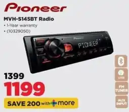 HiFi Corp Pioneer MVH-S145BT Radio offer