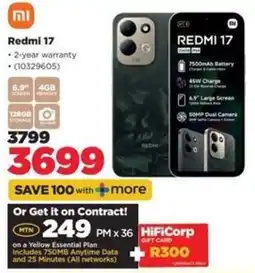 HiFi Corp Redmi 17 offer