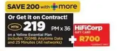 HiFi Corp MTN HiFiCorp Gift Card offer