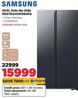 HiFi Corp Samsung 564L Side-By-Side offer