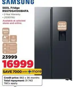 HiFi Corp SAMSUNG 560L Fridge offer