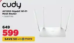 HiFi Corp Cudy AC1200 Gigabit Wi-Fi Mesh Router offer