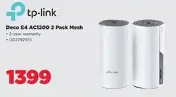 HiFi Corp tp-link Deco E4 AC1200 2 Pack Mesh offer