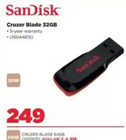 HiFi Corp SanDisk Cruzer Blade 32GB offer