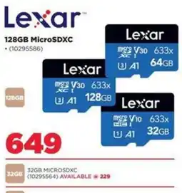 HiFi Corp Lexar 128GB MicroSDXC offer