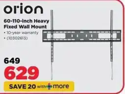 HiFi Corp Orion 60-110-inch Heavy Fixed Wall Mount offer