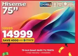 HiFi Corp Hisense 75" Smart QLED TV-75Q7Q offer