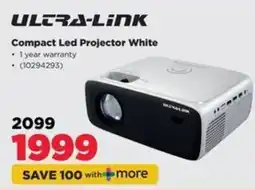 HiFi Corp Compact Led Projector White Ultra-Link offer