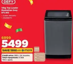 HiFi Corp DEFY 14kg Top Loader Manhattan Grey offer