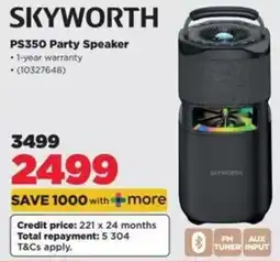 HiFi Corp SKYWORTH PS350 Party Speaker offer