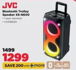 HiFi Corp JVC Bluetooth Trolley Speaker XS-N600 offer