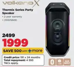 HiFi Corp Volkano X Thermix Series Party Speaker offer