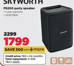 HiFi Corp SKYWORTH PS200 party speaker offer