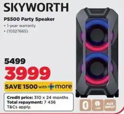 HiFi Corp SKYWORTH PS500 Party Speaker offer