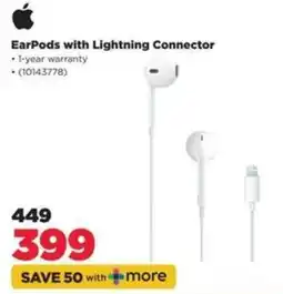 HiFi Corp Apple EarPods with Lightning Connector offer