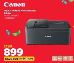 HiFi Corp Canon PIXMA TR4645 Multi-function Printer offer