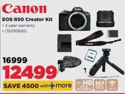 HiFi Corp Canon EOS R50 Creator Kit offer