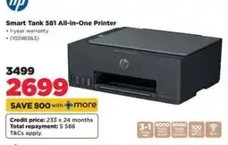 HiFi Corp HP Smart Tank 581 All-in-One Printer offer