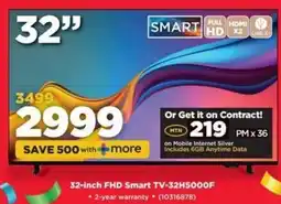 HiFi Corp 32-inch FHD Smart TV-32HS5000F offer