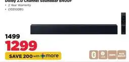 HiFi Corp Dolby 2.0 Channel Soundbar B400F offer
